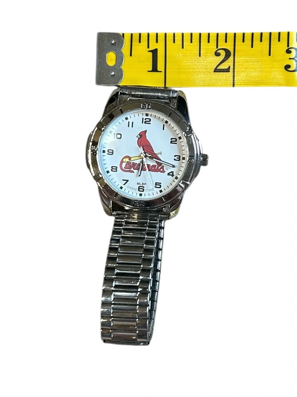 St Louis Cardinals Game Time MLB Stainless Steel Watch Untested As Is